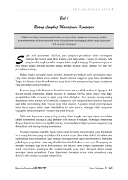 1-Ruang Lingkup Manajemen Keuangan