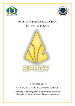 Juklak Juknis SPACY 9