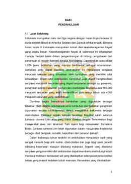 BAB I PENDAHULUAN 1.1 Latar Belakang Indonesia merupakan