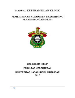 manual – pkps - Fakultas Kedokteran Unhas