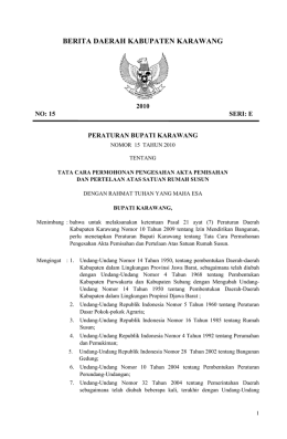 BERITA DAERAH KABUPATEN KARAWANG