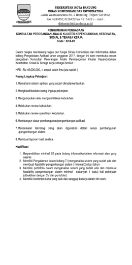 Analis 1 - Portal Bandung