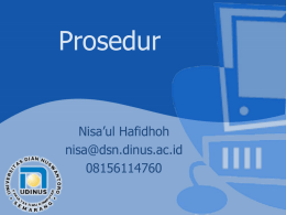 Prosedur