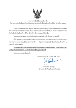 ประกาศโรงเรียนสิรินธรราชวิทยาลัย เรื่อง ผลกา