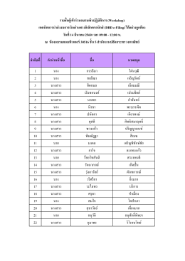 1 นาง กรรธิมา โต่นวุฒิ 2 นาง ชลธิฌา เจริญรัตน์ 3 น