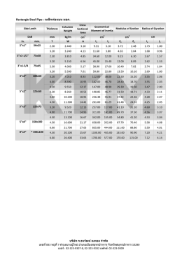 Rectangle Steel Pipe : เหล็กท่อแบน มอก.