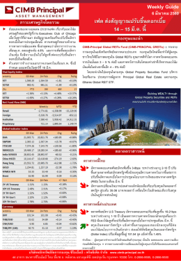 Weekly Guide เฟด ส่งสัญญาณปรับขึ้นดอกเบี้ย 14 &ndash; 15 มี.ค. นี
