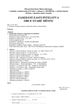 Stáhnout - Obec Staré Město