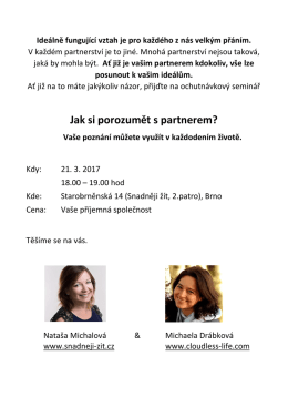 Jak si porozumět s partnerem?