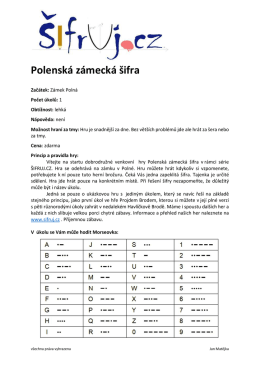Polenská zámecká šifra