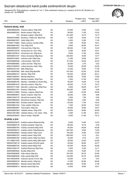 St&aacute;hnout - Potraviny m&aacute;lek