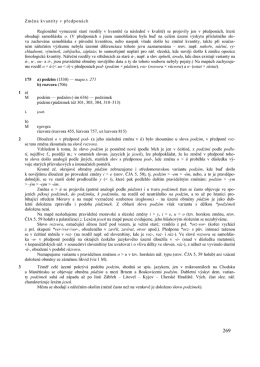 Změna kvantity v předponách