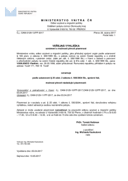 VASILENCO Vladimir - Ministerstvo vnitra