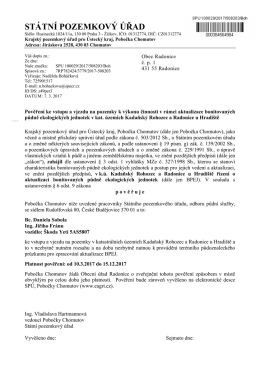 st&aacute;tn&iacute; pozemkov&yacute; &uacute;řad