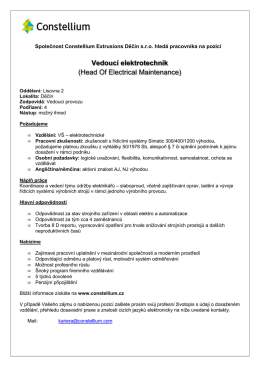 Vedouc&iacute; elektrotechnik