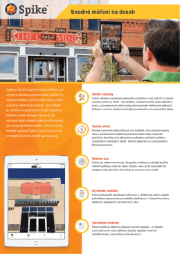 Spike DataSheet_CZ