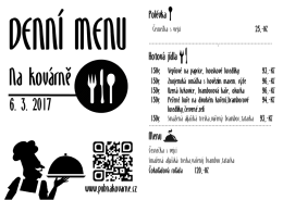 www.pubnakovarne.cz Polévka Hotová jídla Menu