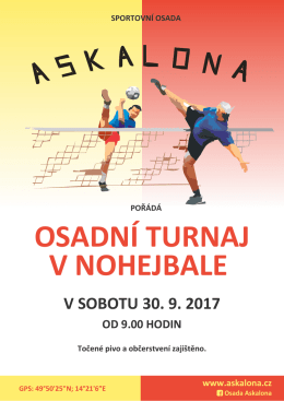 osadn&iacute; turnaj v nohejbale