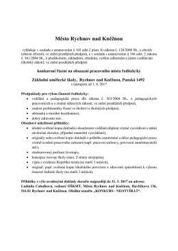 Město Rychnov nad Kněžnou