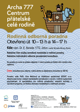 Odborn&aacute; rodinn&aacute; poradna &ndash; &uacute;ter&yacute; &ndash; 2017