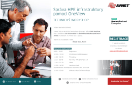 Správa HPE infrastruktury pomocí OneView
