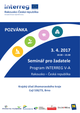 Seminář pro žadatele - AT-CZ