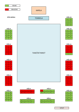 KAPELA TANEČNÍ PARKET TOMBOLA