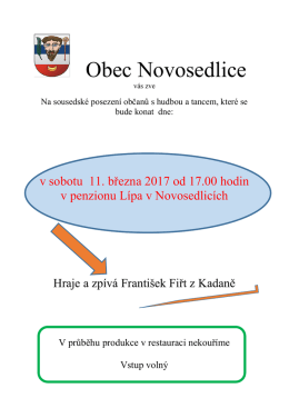 Obec Novosedlice