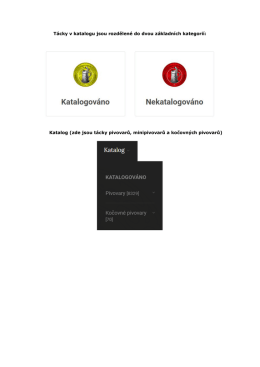 Jak funguje katalog