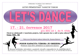 17. - 21. července 2017