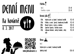 www.pubnakovarne.cz Polévka Hotová jídla Menu