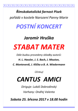 stabat mater - Římskokatolická farnost Vodňany