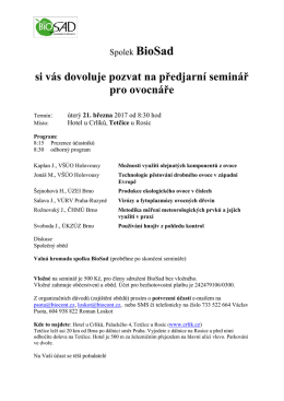 program semináře