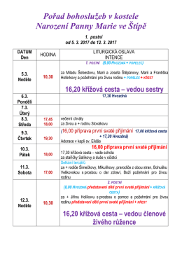 Od 5. do 12. března 2017