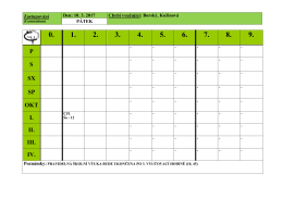 10. března (p&aacute;tek) - Gymn&aacute;zium a SO&Scaron;Pg Č&aacute;slav