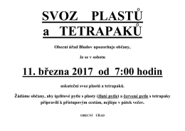 SVOZ PLASTŮ