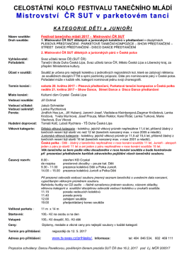 festival tanečn&iacute;ho ml&aacute;d&iacute;