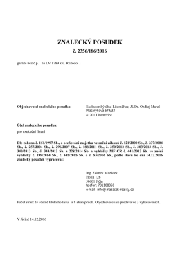 znalecký posudek - E