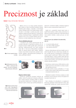 Preciznost je z&aacute;klad - Dental Tribune International