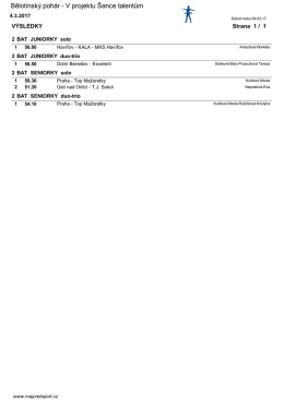 2 BAT Formace - Majoretsport