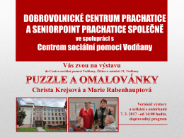 Výstava Puzzle a omalovánky v CSP Vodňany