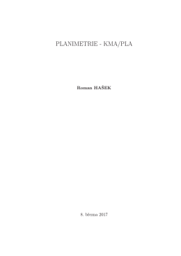 Ha&scaron;ek: PLANIMETRIE