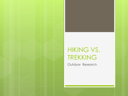E-kniha Hiking vs. trekking