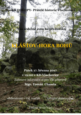 KLÁŠŤOV-HORA BOHŮ