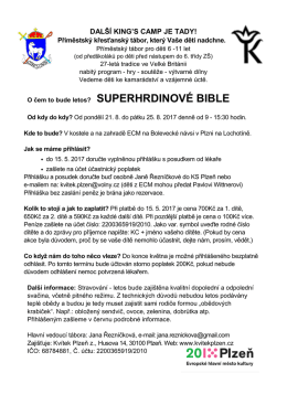 dal&scaron;&iacute; king`s camp je tady!