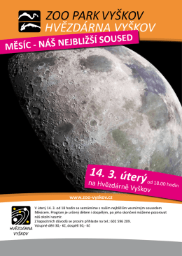 měsíc - náš nejbližší soused