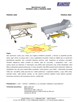 více zde - Eurotec Medical sro