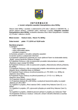informace - Obec Střílky