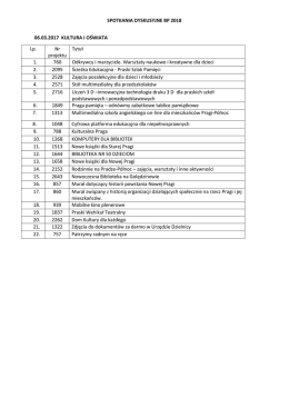 lista projekt&oacute;w