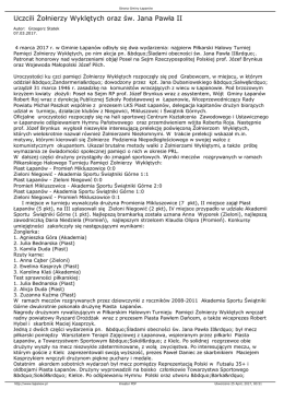 Uczcili ołnierzy Wyklętych oraz św. Jana Pawła II